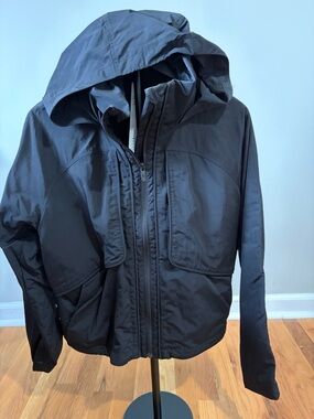 lululemon athletica Black Hooded Utility Jacket